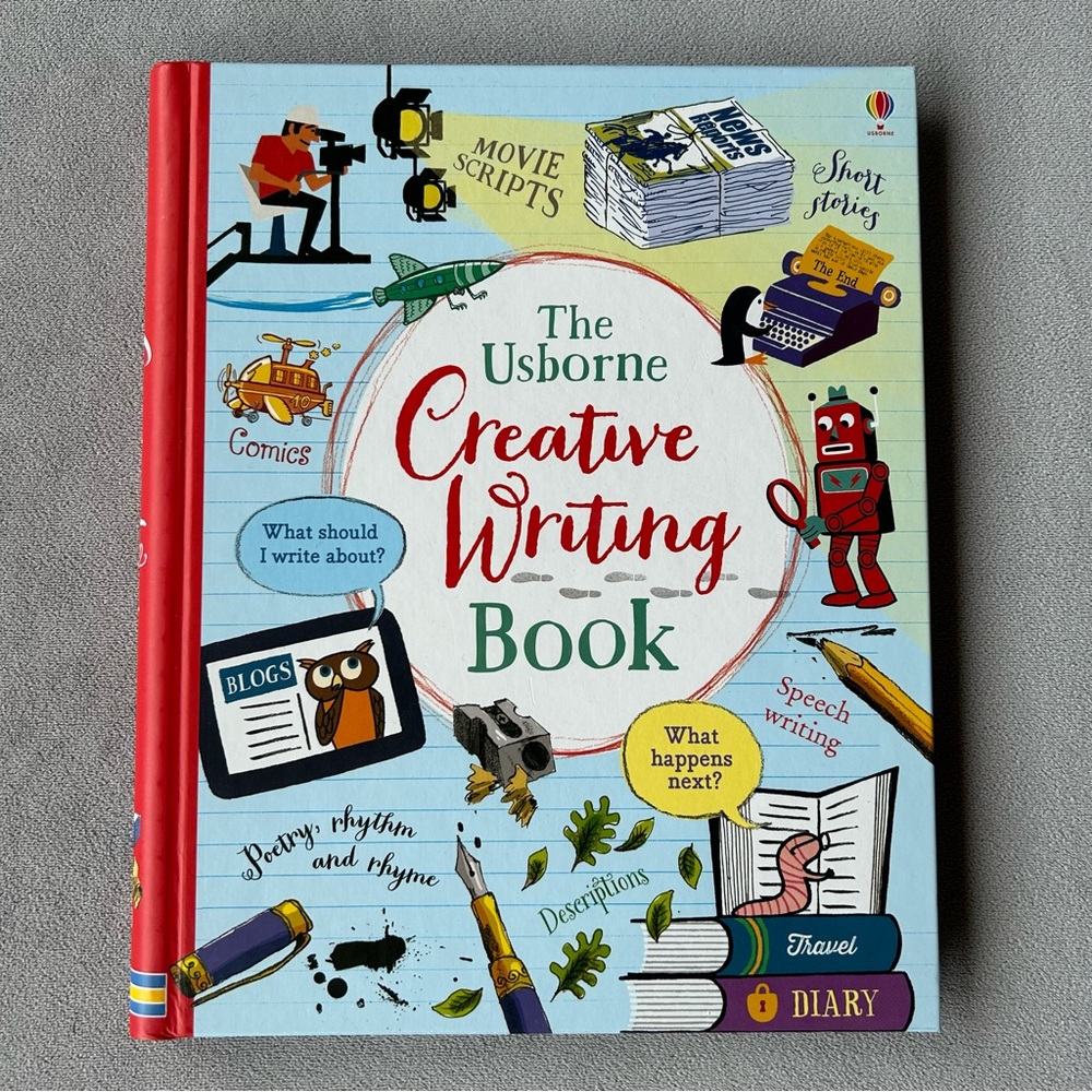 The Usborne Creative Writing Book ~ Hardcover with coil